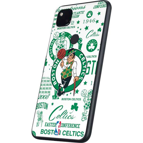 NBA Boston Celtics Historic Blast Google Pixel 4a Skin